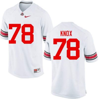 NCAA Ohio State Buckeyes Men's #78 Demetrius Knox White Nike Football College Jersey YYA0545SH